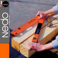 Nedo Winkeltronic Easy 600 mm Electronic Angle Measurer, with 2 laser modules