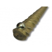 Steel Bolt, ribbed with a ball 200 mm