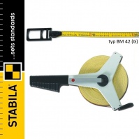 STABILA BM 42 Fibre Glass Retractable Measuring Tape, 30 m