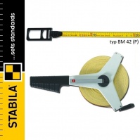 STABILA BM 42 Polyamide Retractable Measuring Tape, 20 m