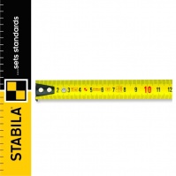 STABILA Rectractable Steel Tape Measure, 3 m, window for reading