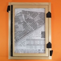 Wooden Drawing Frame A4 - 2 locks