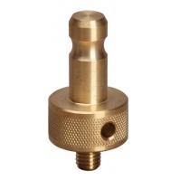 Brass Bolt Adaptor, with M8 thread, for wall plugs