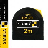 Stabila BM 20 Steel Pocket Tape Measure, with a lock