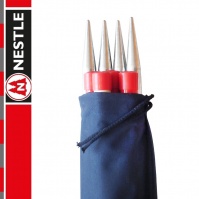 NESTLE Set: 4 foldable poles tip-> tip with a bag
