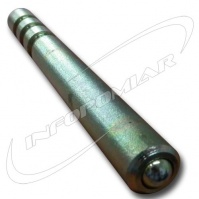 Steel Bolt, smooth with a ball 200 mm